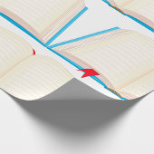 Open boek cadeaupapier