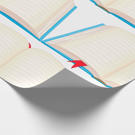 Open boek cadeaupapier