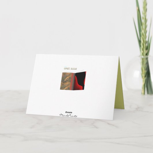 Open boek kaart (Achterkant)