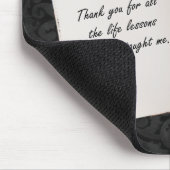 Open boek met Inspirerend quote Muismat (Hoek)