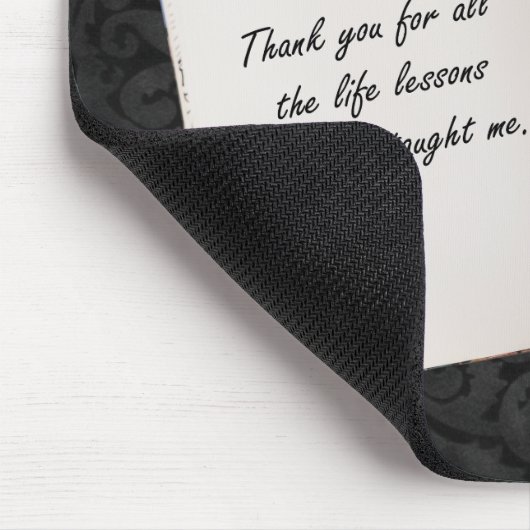 Open boek met Inspirerend quote Muismat (Hoek)