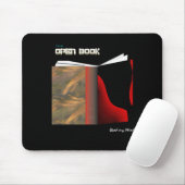 Open boek muismat (Met muis)