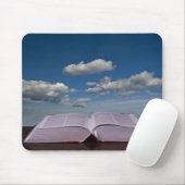 open boek muismat (Met muis)