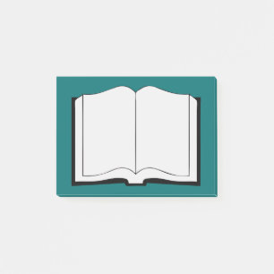 Open boek post-it® notes