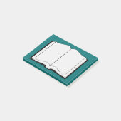 Open boek post-it® notes (Schuin)