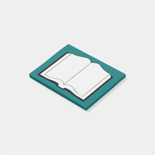 Open boek post-it® notes (Schuin)