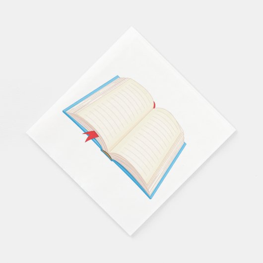 Open boek servet (Hoek)