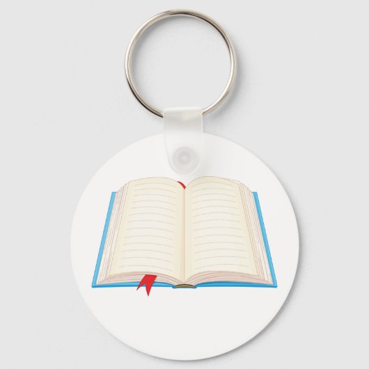 Open boek sleutelhanger (Voorkant)