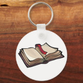 Open Boek Sleutelhanger (Voorkant)