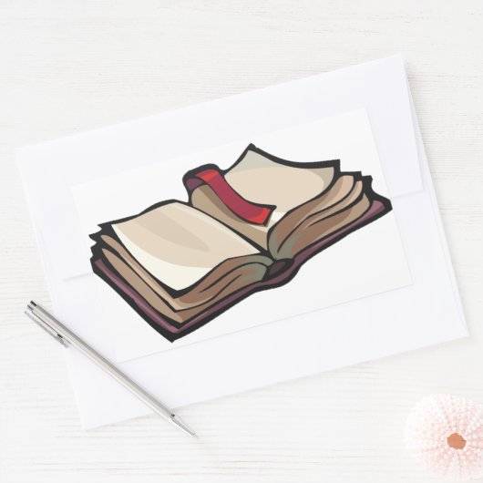 Open Boek Stickers (Envelop)