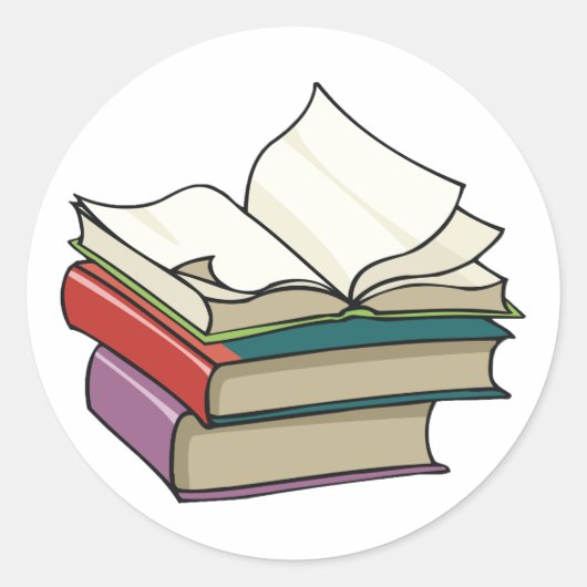 Open Boek Stickers (Voorkant)