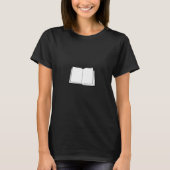 Open boek t-shirt (Voorkant)
