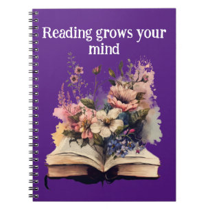 Open Boek van Bloemen Notitieboek