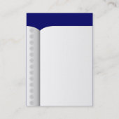 Open Boek (verticaal) - Donkerblauw 00066 Visitekaartje (Achterkant)