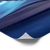 Open Boek & Vlinders Poster (Hoek)