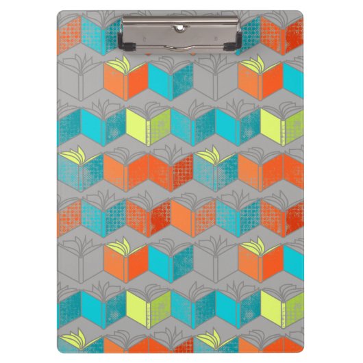 Open boeken klembord (Voorkant)