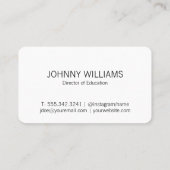 Open boeken | Onderwijs Leren Visitekaartje (Achterkant)