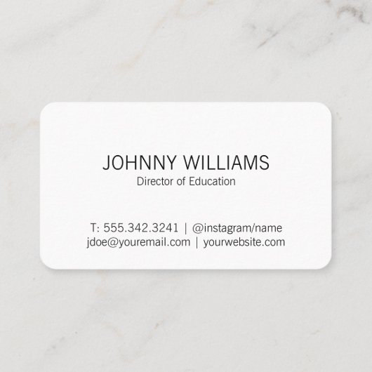 Open boeken | Onderwijs Leren Visitekaartje (Achterkant)