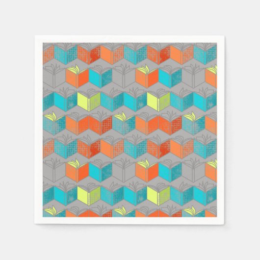 Open boeken servet (Voorkant)