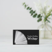 Open Book AUTEURS & SCHRIJVERS Visitekaartje (Staand voorkant)