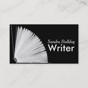 Open Book AUTEURS & SCHRIJVERS Visitekaartje