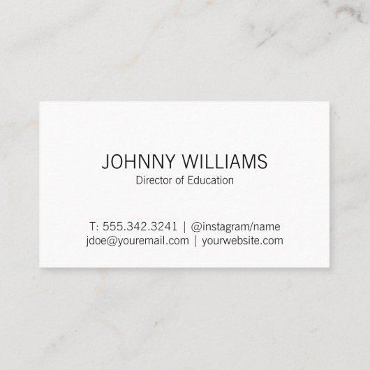 Open Book | Bibliotheek | onderwijs Visitekaartje (Achterkant)