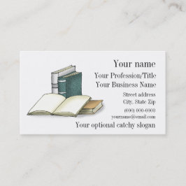 Open Book Design Visitekaartje