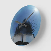 Open Book Forest Ronde Klok (Hoek)