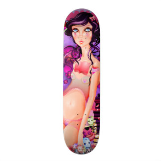 Open Book Girl Skateboard