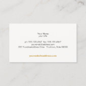 Open Book Logo Education Teacher Visitekaartje (Achterkant)