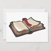 Open Book-uitnodigingen Kaart (Voorkant)