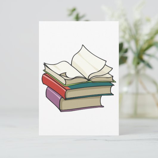 Open Book-uitnodigingen Kaart (Staand voorkant)