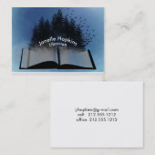 Open Book-Visitekaartjes Visitekaartje (Voorkant / Achterkant)