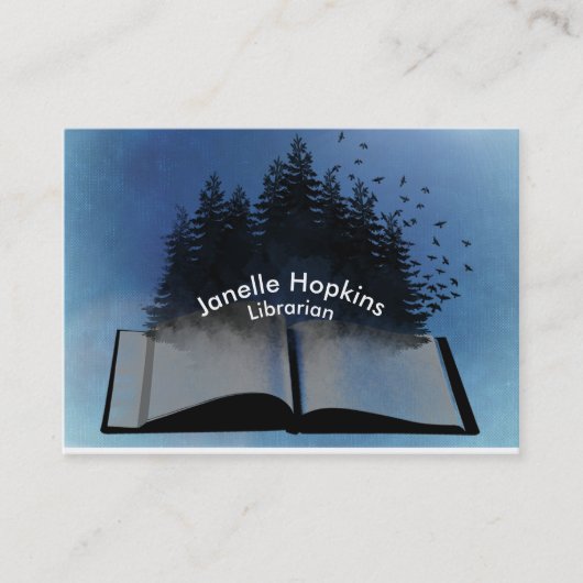 Open Book-Visitekaartjes Visitekaartje (Voorkant)