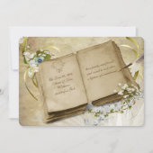 Open Book Vow Renewal Noite Kaart (Voorkant)