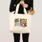 Open Books Jumbo Canvas tas (Voorkant (product))