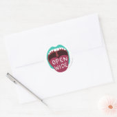 Open brede Sticker (Envelop)