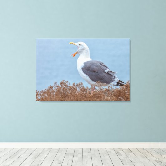 Open breed canvas afdruk (Insitu (Houten vloer))