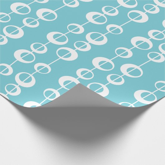 Open bubbels uit de moderne stijl uit de midden-ee cadeaupapier (Hoek)