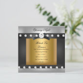 Open Business Formulier Black Gold voor bedrijven Kaart (Staand voorkant)