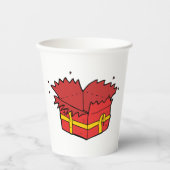 Open Cadeau Papieren Bekers (Voorkant)