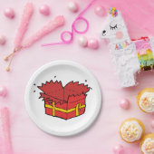 Open Cadeau Papieren Bordje (Feest)