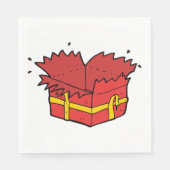 Open Cadeau Servet (Voorkant)