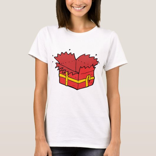 Open Cadeau T-shirt (Voorkant)