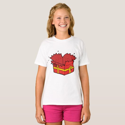 Open Cadeau T-shirt (Voorkant volledig)
