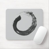 Open Cirkel Enso Zen Mousepad Muismat (Met muis)