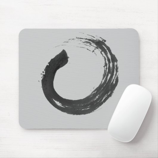 Open Cirkel Enso Zen Mousepad Muismat (Met muis)