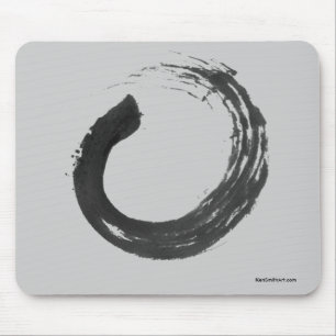 Open Cirkel Enso Zen Mousepad Muismat