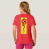 Open cirkels van glas t-shirt (Achterkant volledig)