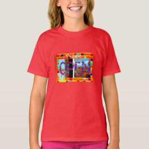Open cirkels van glas t-shirt